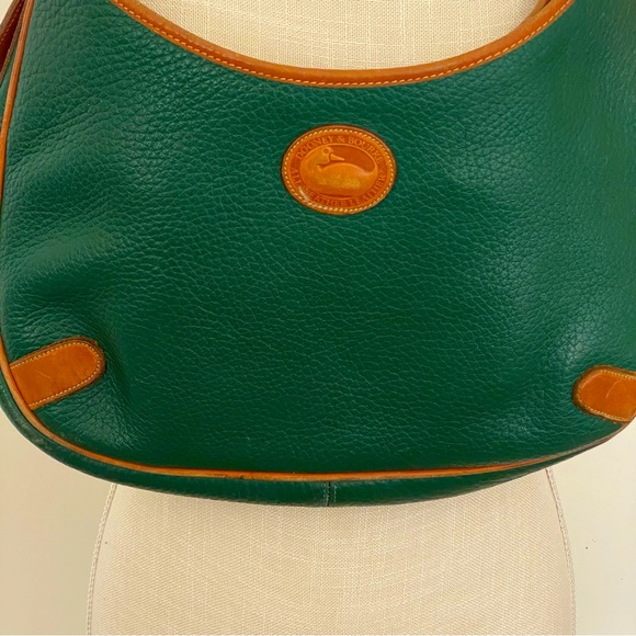 Vintage Dooney & Burke Hunter Green Shoulder Bag - Picture 2 of 11
